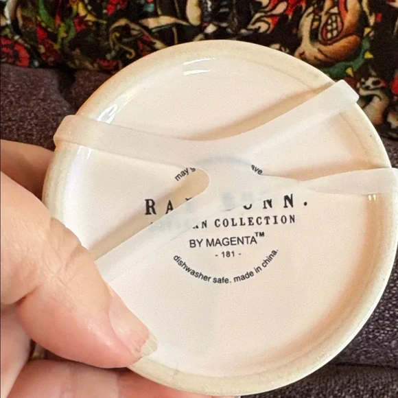 Rae Dunn Ceramic Sugar Bowl with Lid Artisan Collection - Picture 2 of 6